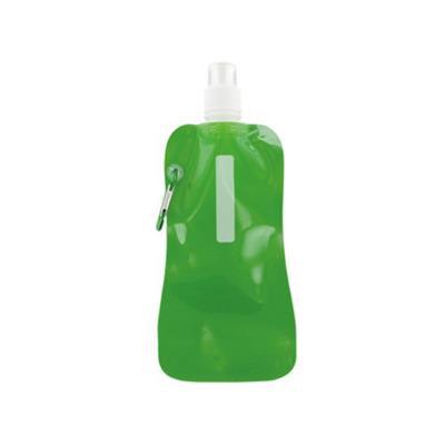 OBG.PUB - Gourde pliable avec mousqueton en plastique PE Org Vert Gourde pliable avec mousqueton en plastique PE Org Vert