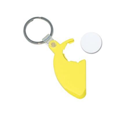 OBG.PUB - Porte-Clés Porte-Jeton Gratte-Jeux Cradar Blanc Porte-Clés Porte-Jeton Gratte-Jeux Cradar Blanc