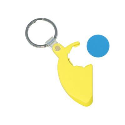 OBG.PUB - Porte-Clés Porte-Jeton Gratte-Jeux Cradar Bleu Porte-Clés Porte-Jeton Gratte-Jeux Cradar Bleu