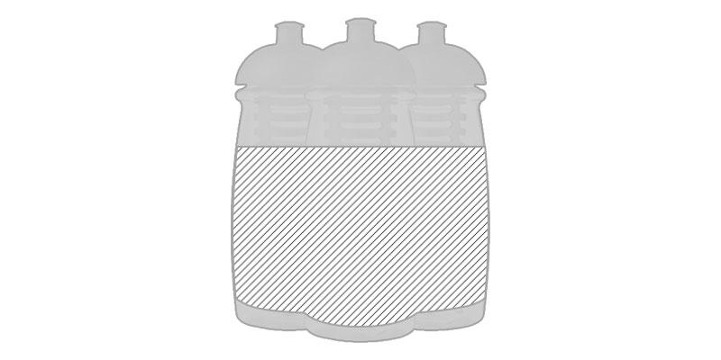 OBG.PUB - Bouteille sport infuseur Sportum Bumpy 600ml Dome - Marquage Recto Bouteille sport infuseur Sportum Bumpy 600ml Dome - Marquage Recto