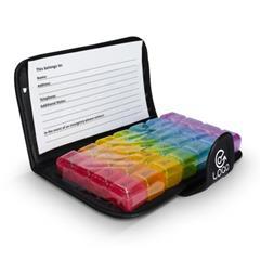 Pilulier hebdomadaire avec étui similicuir Puls