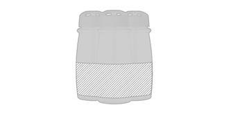 Bouteille sport 600ml couvercle bec verseur Bally - Marquage Recto