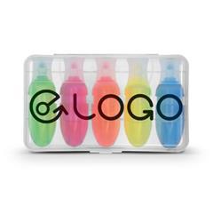 OBG.PUB - Boite de surligneurs fluo en plastique PP Counan Boite de surligneurs fluo en plastique PP Counan