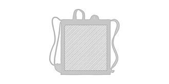 Sac piscine écologique en coton recyclé Zoam - Marquage Recto