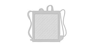 Sac piscine écologique en coton recyclé Zoam - Marquage Verso