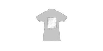 Polo pour femme en coton 100% Monarche - Marquage Recto