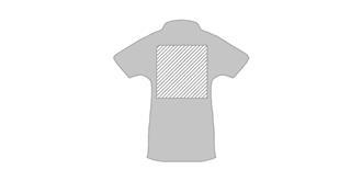 Polo pour femme en coton 100% Monarche - Marquage Verso