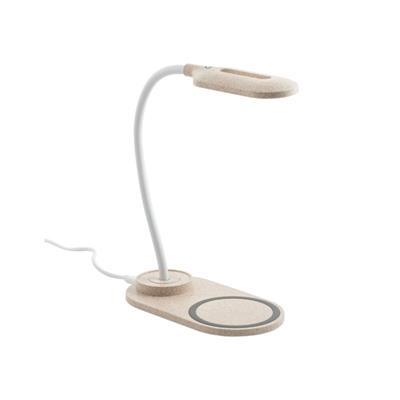 Lampe de bureau avec chargeur sans fil Ozzy Naturel