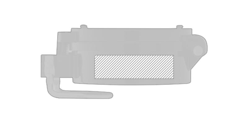 OBG.PUB - Boussole en ABS avec détails dorés Zigzag - Marquage Recto Boussole en ABS avec détails dorés Zigzag - Marquage Recto