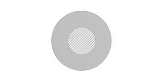 Chargeur sans fil en ABS et caoutchouc Burins - Marquage Recto