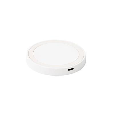 Chargeur à induction en ABS et silicone Charrie Blanc