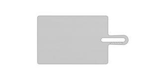 Planche à découper pratique en bambou Razyo - Impression sur poignée