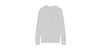 Sweat à capuche écologique pour femme Traye - Marquage Recto