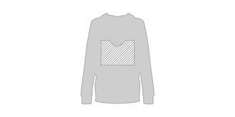 Sweat à capuche écologique pour femme Traye - Marquage Verso