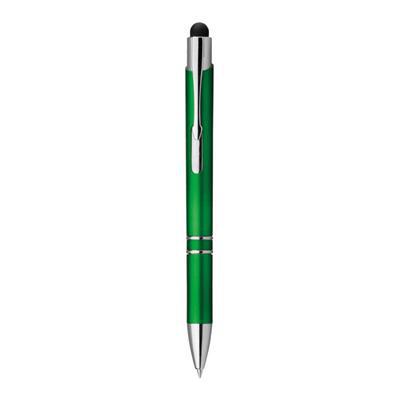 Stylo à bille avec logo rétroéclairé Plasta Vert