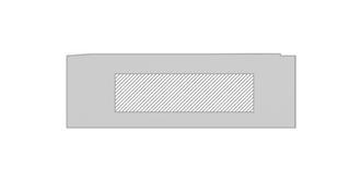 Boîte en bois avec couvercle coulissant Nurea - Impression Gauche