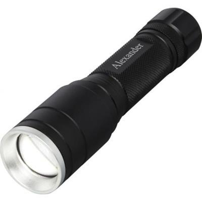 Grande lampe de poche rechargeable Stroudy Noir