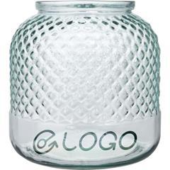 Porte-bougie en verre recyclé Estars