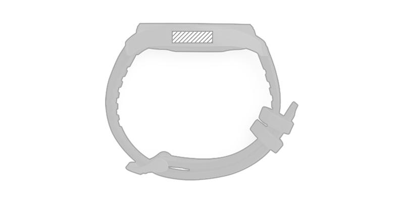 OBG.PUB - Montre intelligente en plastique PU Impressa - Marquage Recto Montre intelligente en plastique PU Impressa - Marquage Recto