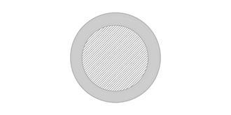 Tapis de charge à induction de 5 W en paille Nakam - Marquage Recto