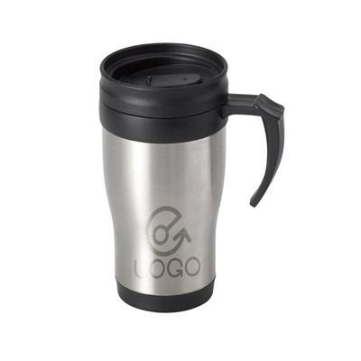 Mug de voyage 420 ml en acier inoxydable Onah