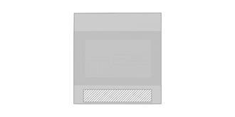 Station de bureau en aluminium Dusye - Impression avant en bas