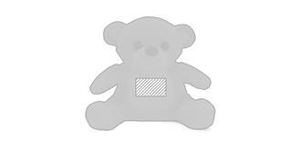 Peluche douillet en polyester Lozya - Marquage Recto