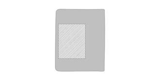 Conférencier A4 600D avec poche extérieure Greysi - Marquage Verso