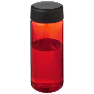 OBG.PUB - Bouteille sport oscar 600ml couvercle vissé Tritan Noir / Rouge Bouteille sport oscar 600ml couvercle vissé Tritan Noir / Rouge