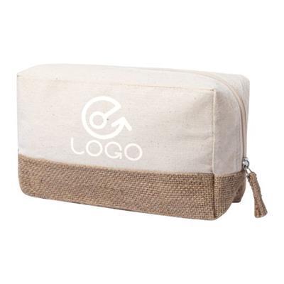 OBG.PUB - Trousse de toilette zippée en coton Haloma Trousse de toilette zippée en coton Haloma