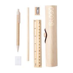 OBG PUB - Set de bureau de 5 pièces en bois Worza