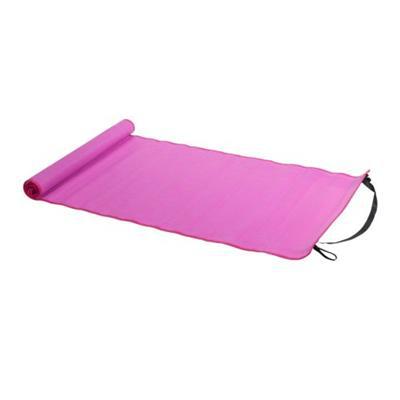 Tapis de plage en plastique tressé à fermeture Zya Fushia