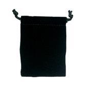 Pochette suédine vierge en noir Pochette suédine vierge en noir