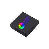 Boite carton noire avec impression logo quadri Boite carton noire avec impression logo quadri