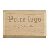 Boite en bois avec gravure laser logo Boite en bois avec gravure laser logo