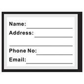 Etiquette d’identification Etiquette d’identification