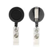 Porte badge dérouleur vierge noir Porte badge dérouleur vierge noir