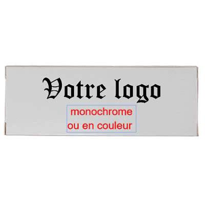 Boite carton avec impression logo