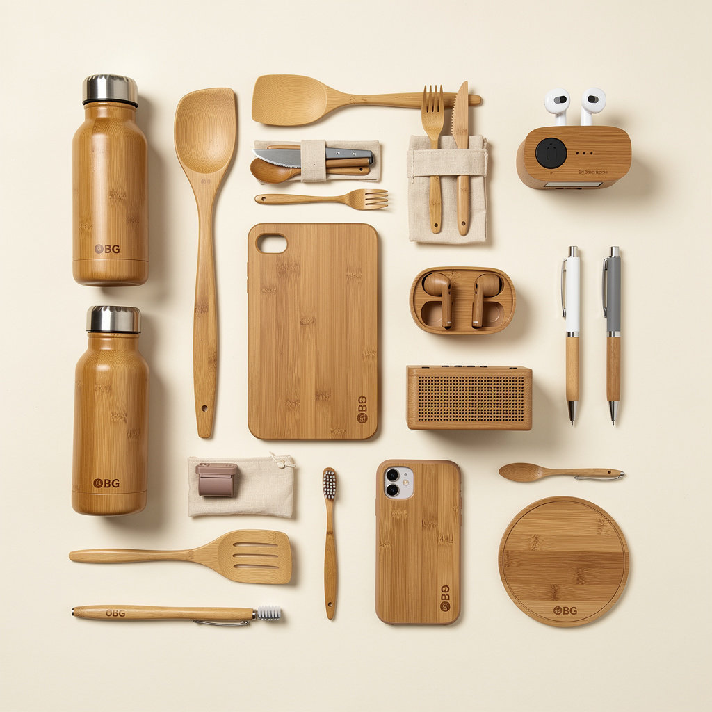 Objets publicitaires en bambou éco-responsables