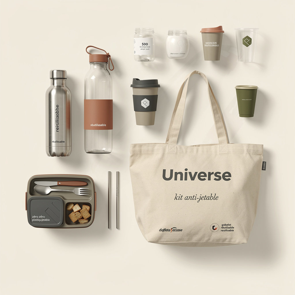 Objets publicitaires réutilisables pour remplacer le jetable