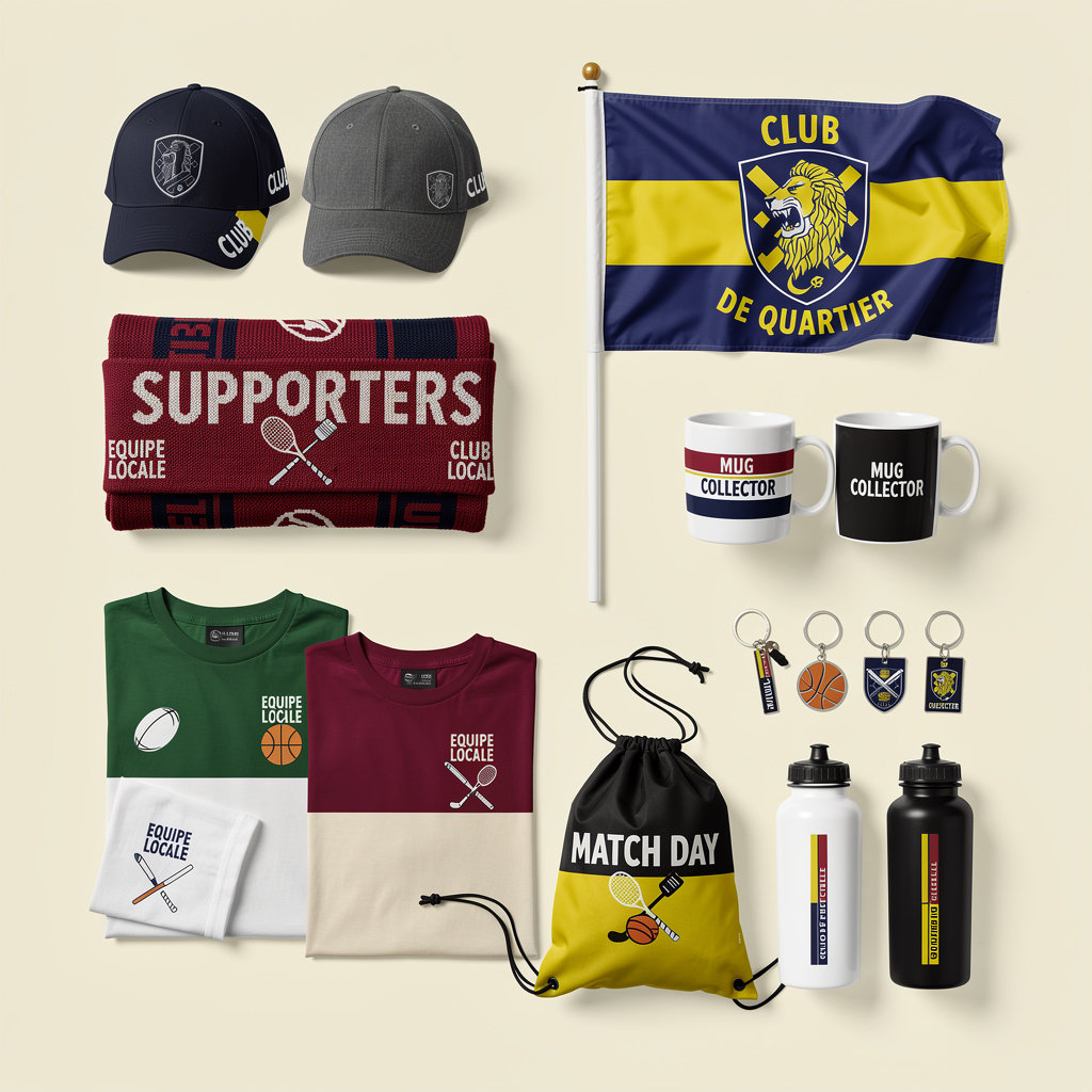 Merch personnalisé pour clubs sportifs et supporters locaux Merch personnalisé pour clubs sportifs et supporters locaux