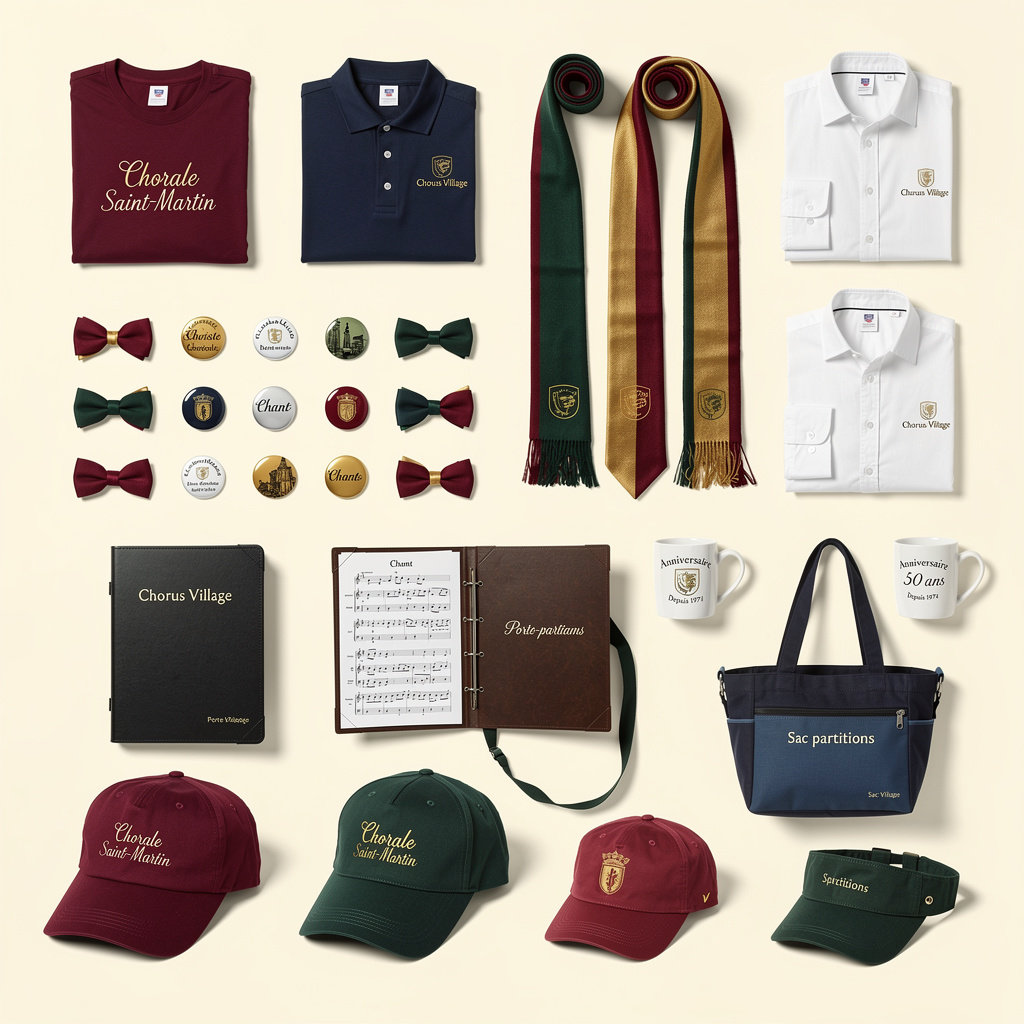 Objets Personnalisés pour Chorales, Harmonies et Fanfares Objets Personnalisés pour Chorales, Harmonies et Fanfares