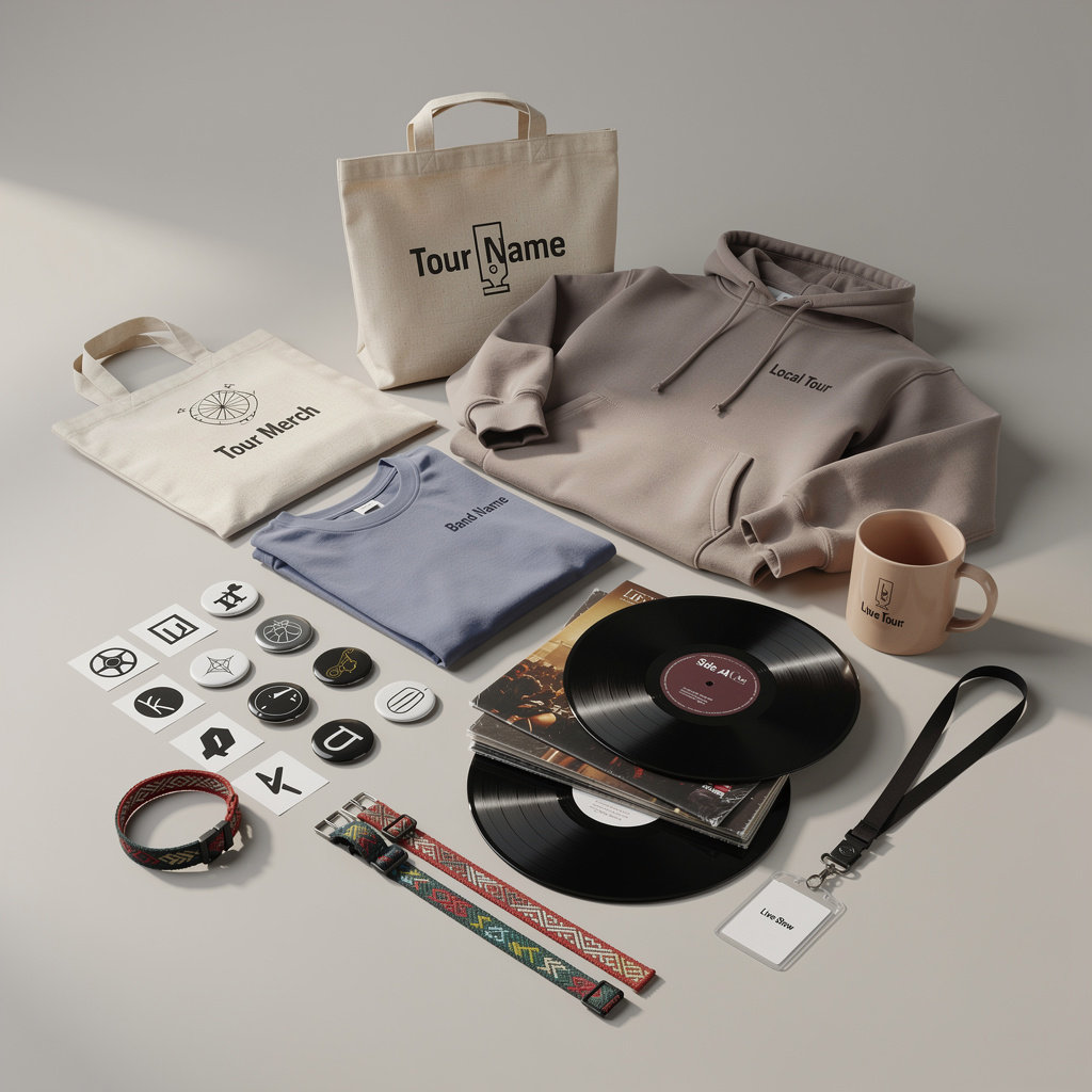 Merch personnalisé pour groupes de musique amateurs
