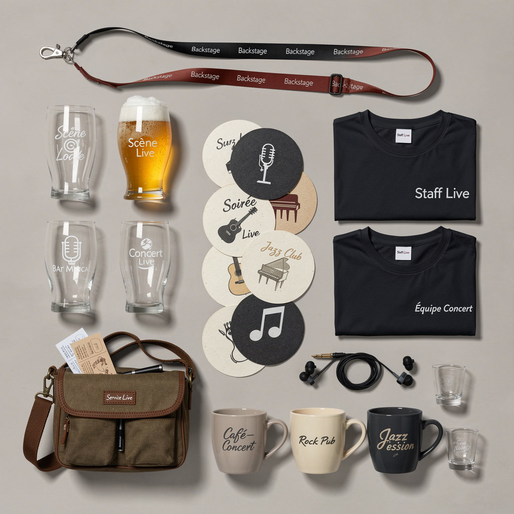 Objets Publicitaires pour Bars et Salles de Concert Objets Publicitaires pour Bars et Salles de Concert