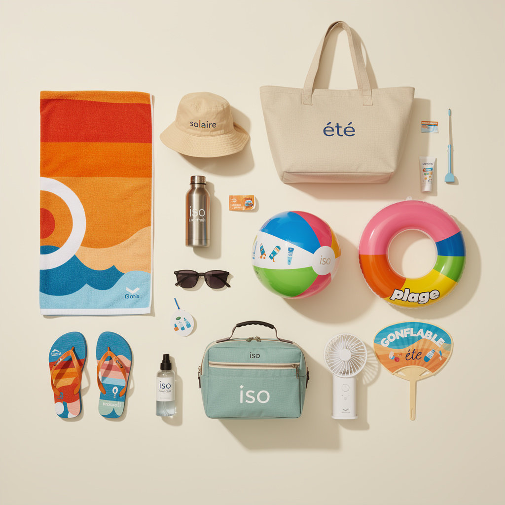 Objets Publicitaires Été 2026 : Plage, Piscine et Fraîcheur