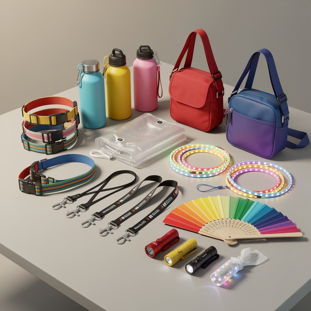 Goodies personnalisés pour festivals et événements plein air
