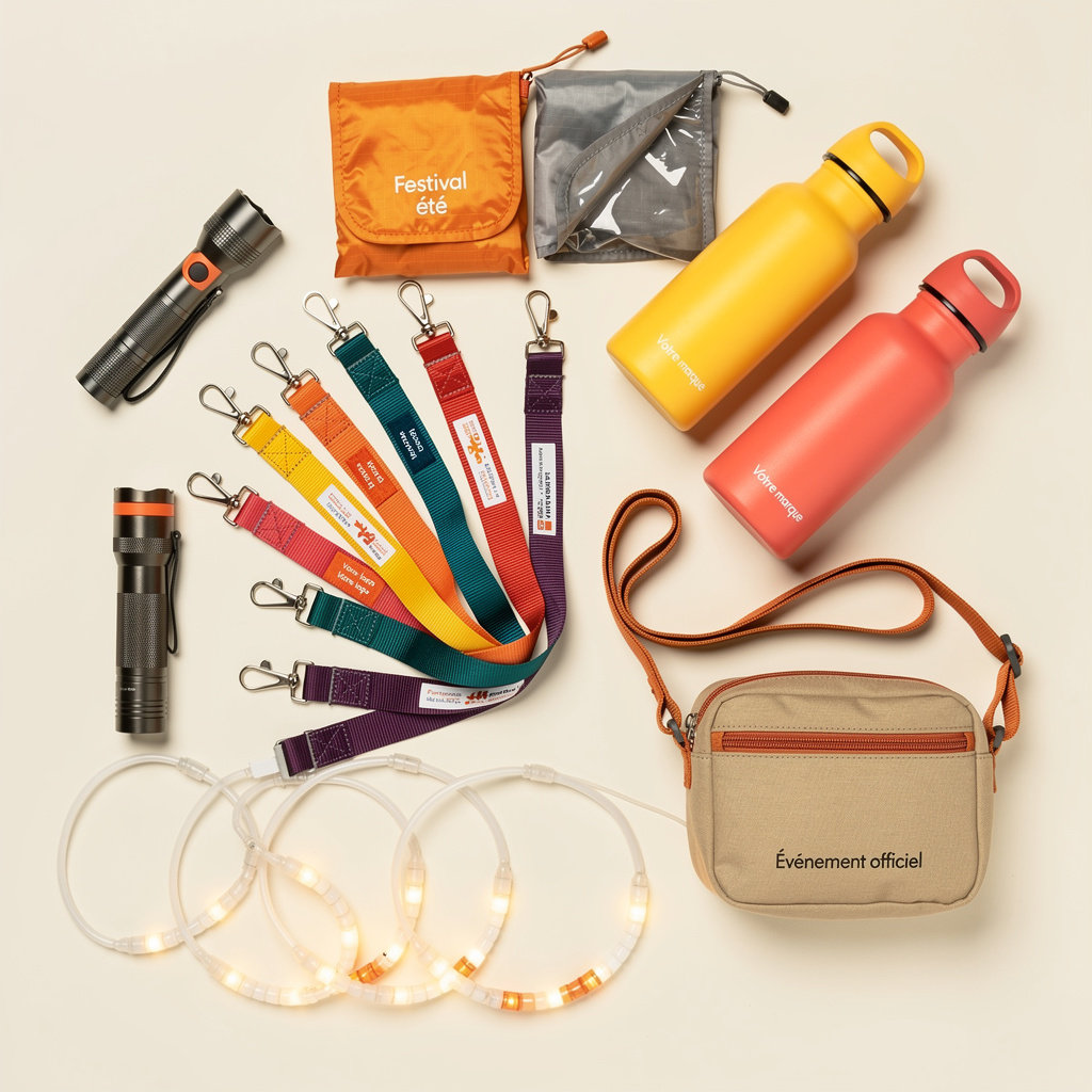 Objets Publicitaires pour Festivals et Événements Outdoor Été
