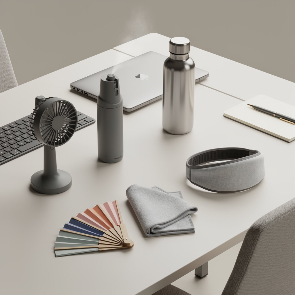 Rafraîchissez vos bureaux avec nos goodies anti-chaleur