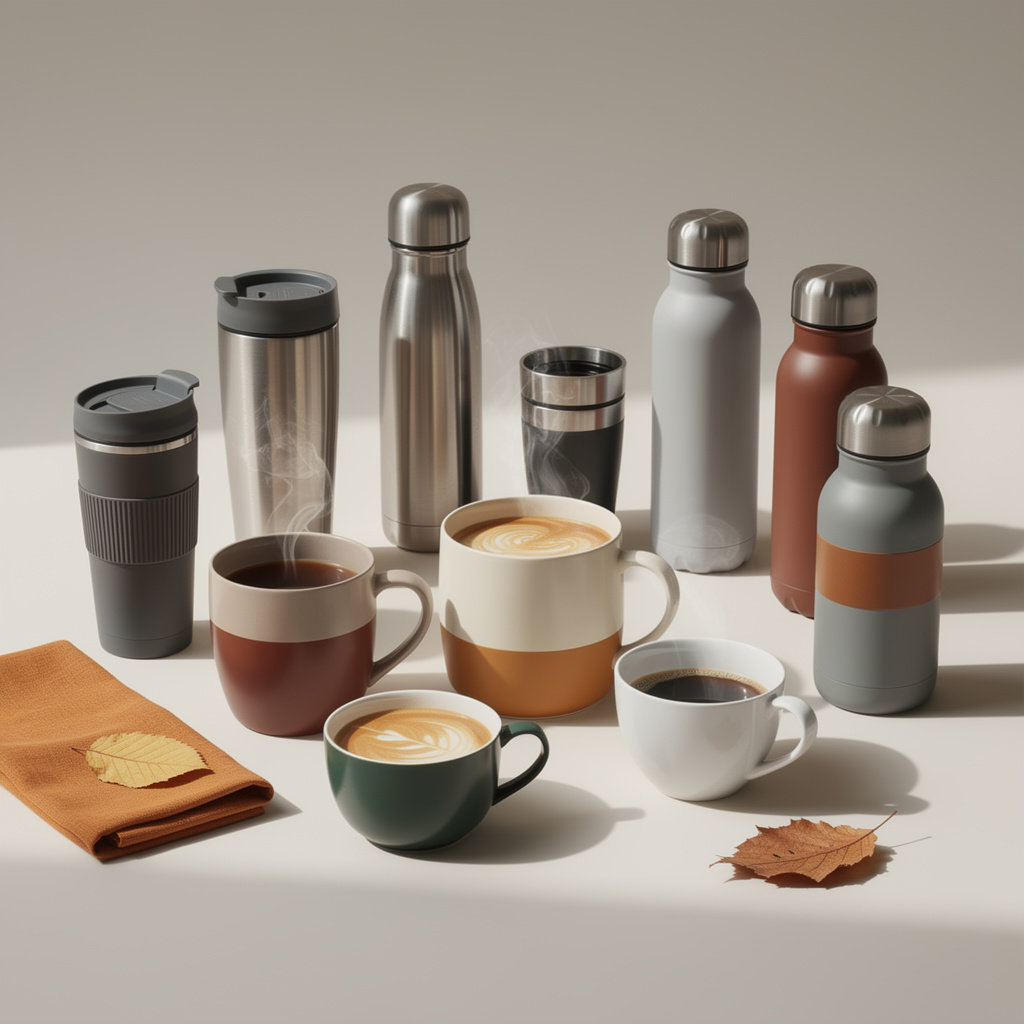 Mugs et thermos personnalisés pour la saison froide