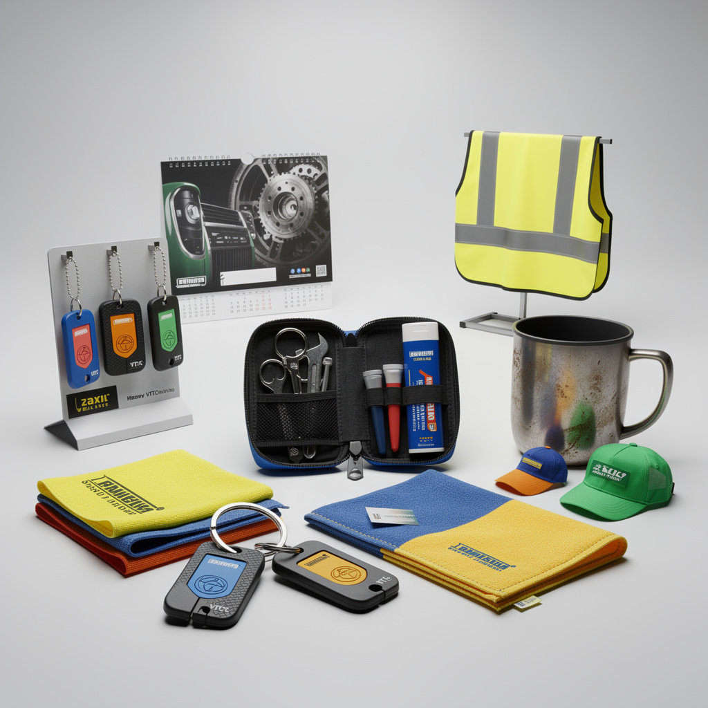 Objets Publicitaires pour Garages, Flottes et Transport